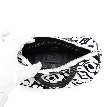 Louis Vuitton White Canvas Speedy Bandoulière 25