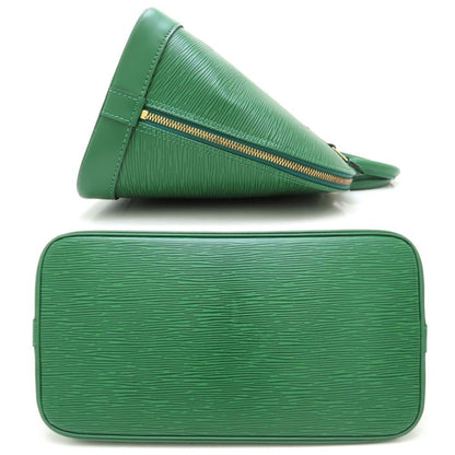Louis Vuitton Green Leather Alma