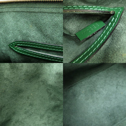 Louis Vuitton Green Leather Alma