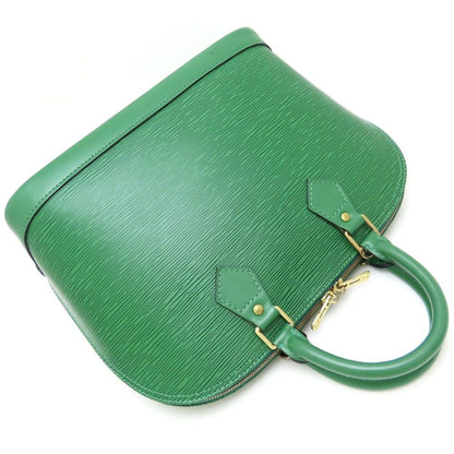 Louis Vuitton Green Leather Alma