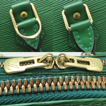 Louis Vuitton Green Leather Alma