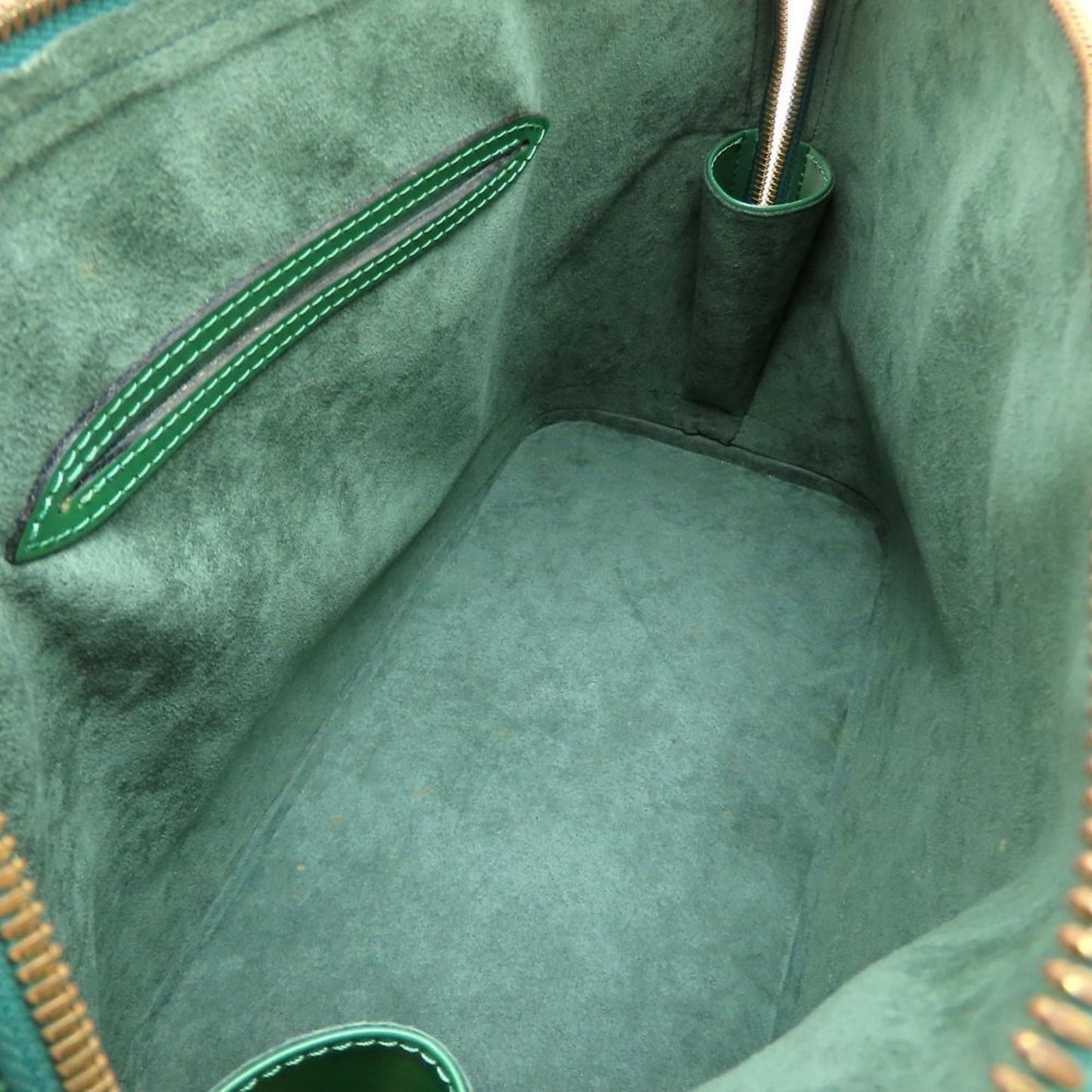 Louis Vuitton Green Leather Alma
