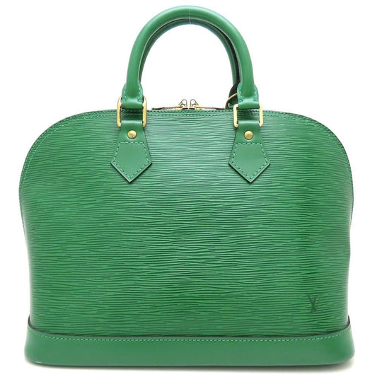Louis Vuitton Green Leather Alma