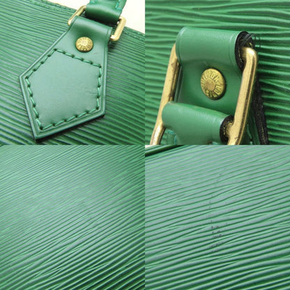 Louis Vuitton Green Leather Alma