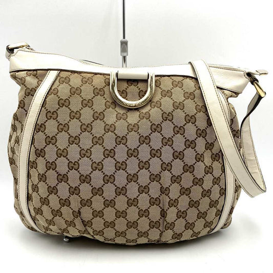 Gucci Brown Canvas Abbey