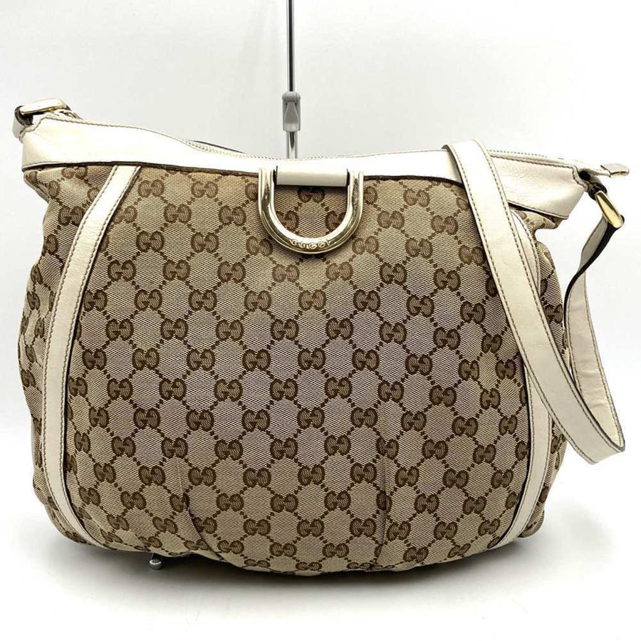 Gucci Brown Canvas Abbey