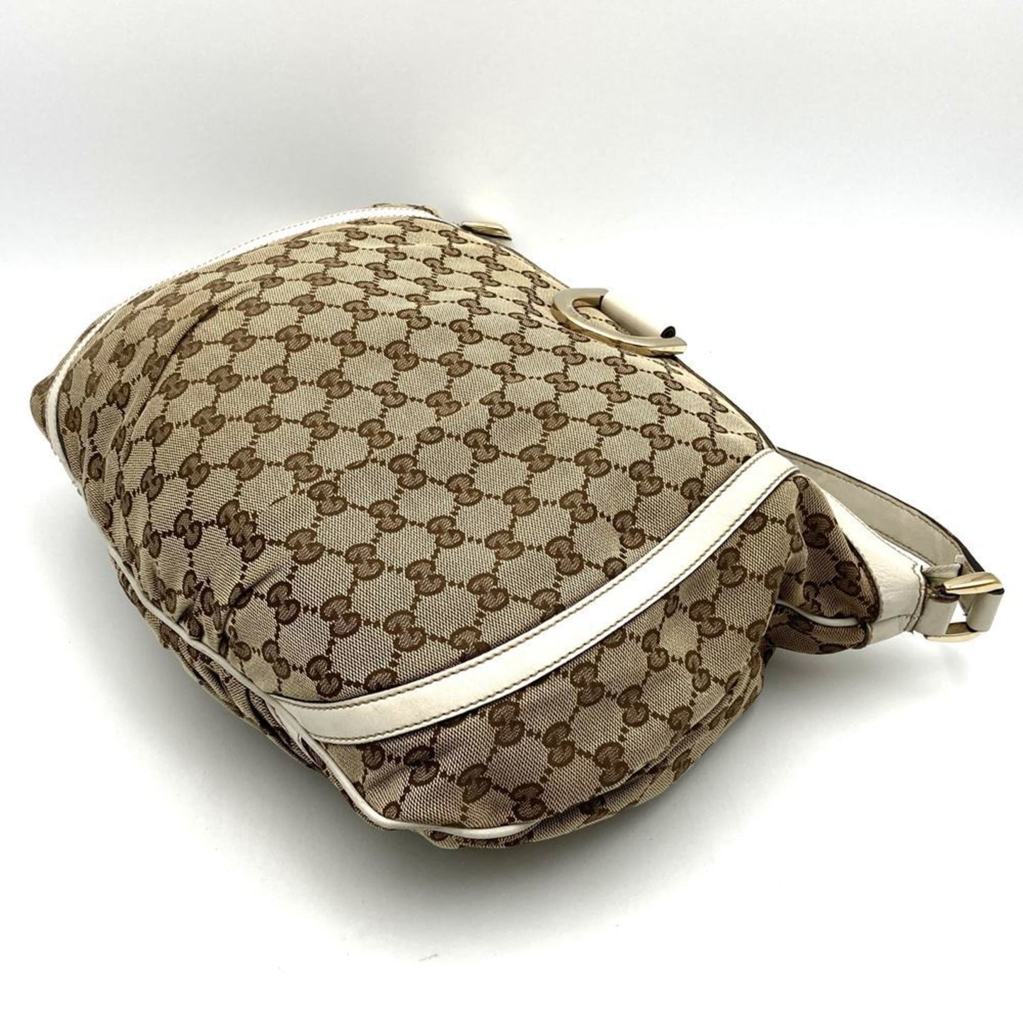 Gucci Brown Canvas Abbey