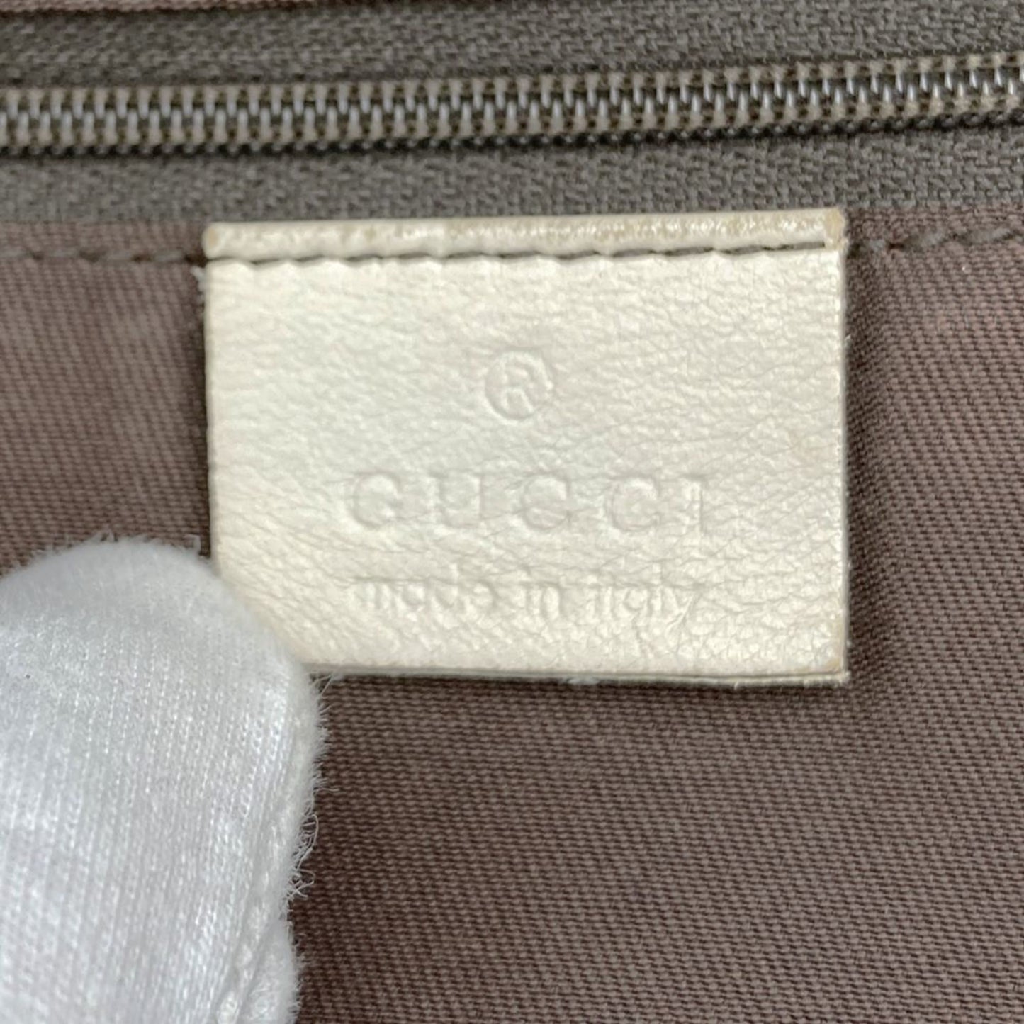 Gucci Brown Canvas Abbey
