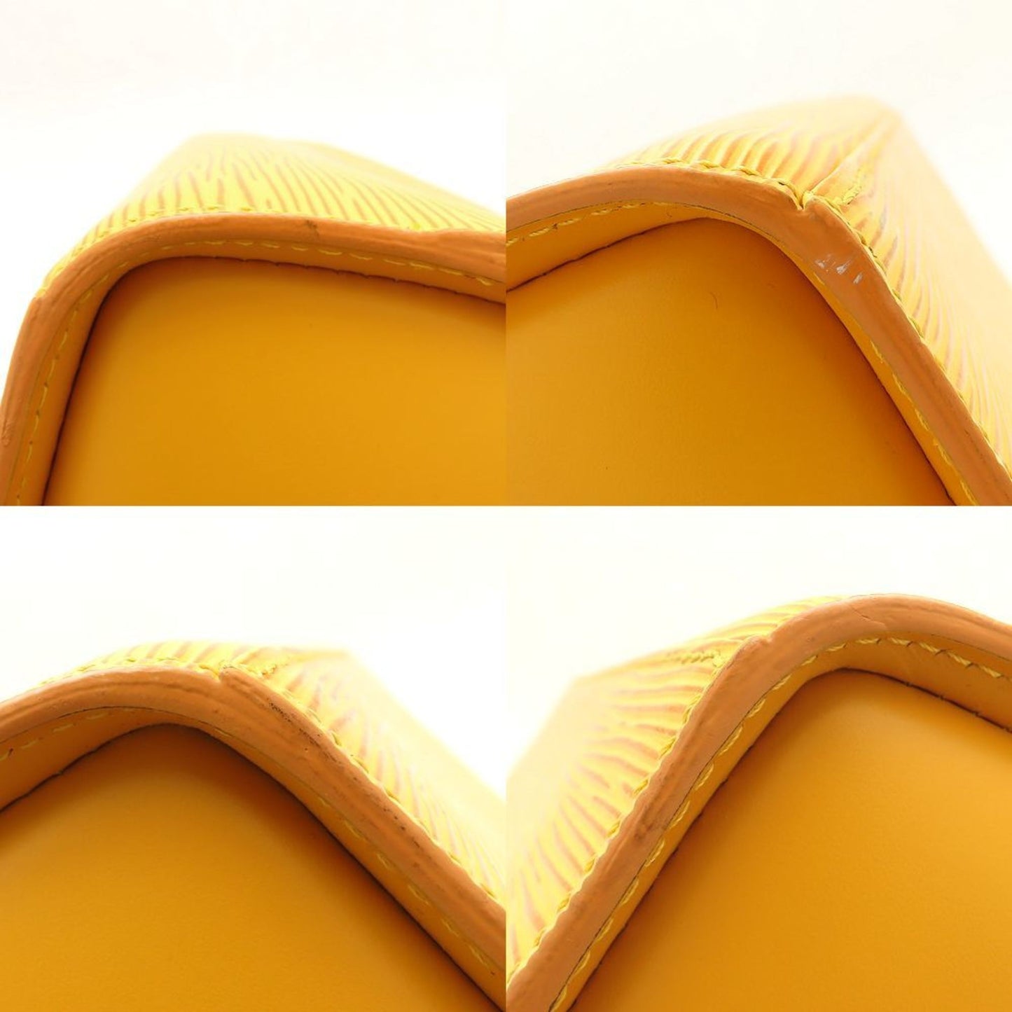 Louis Vuitton Yellow Leather Pont Neuf