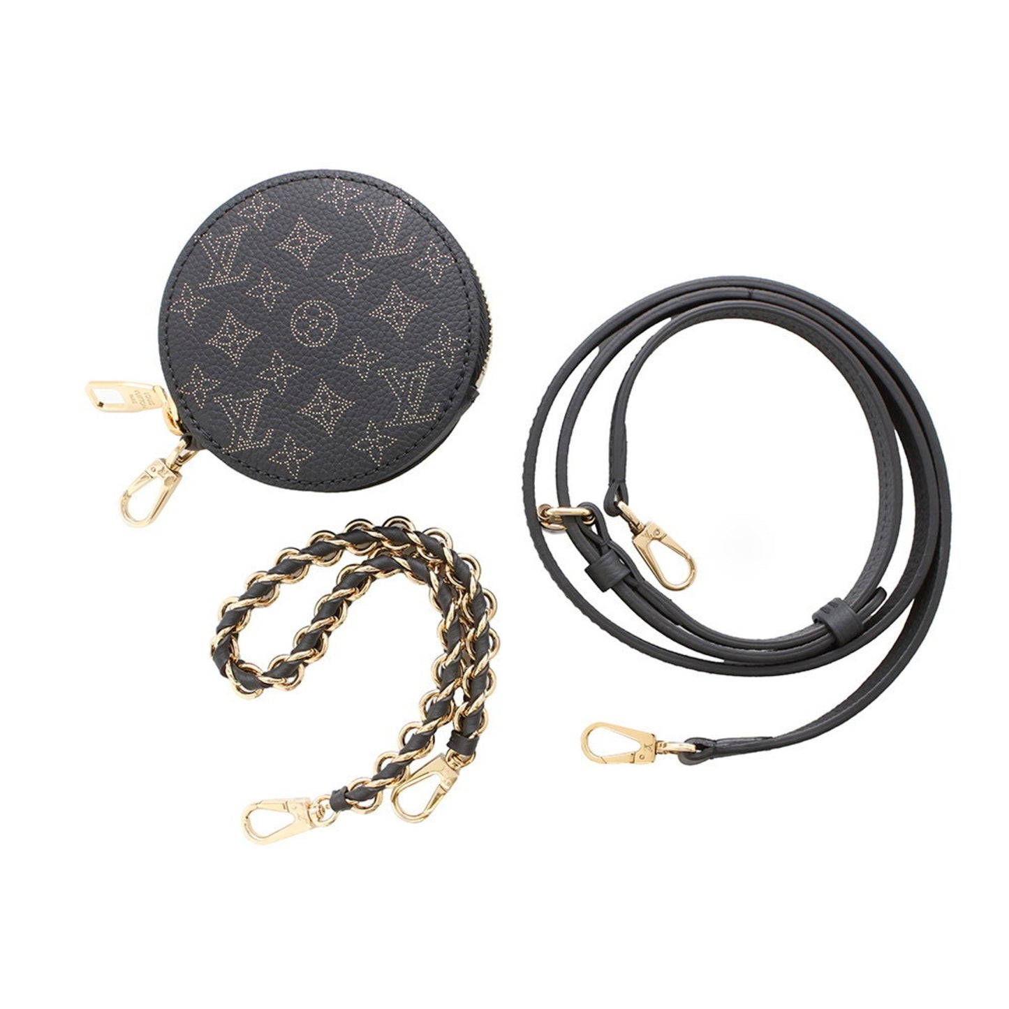 Louis Vuitton Black Leather Mahina