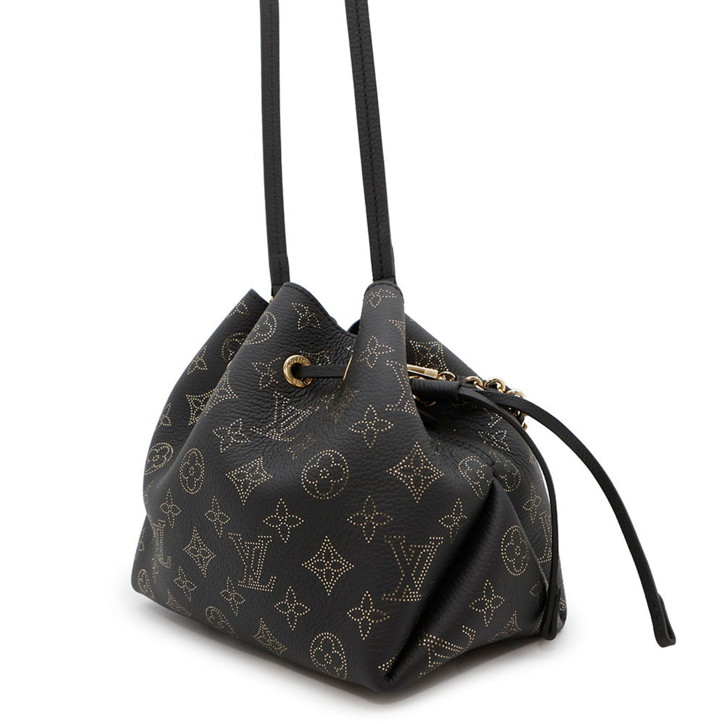 Louis Vuitton Black Leather Mahina