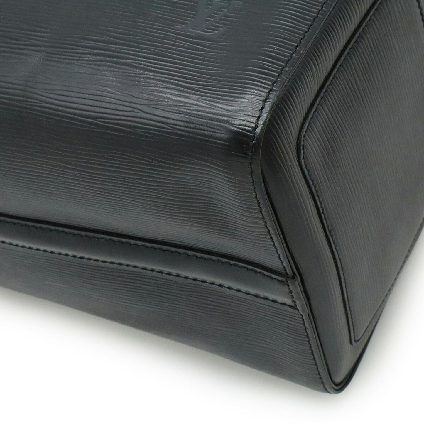 Louis Vuitton Black Leather Speedy 30