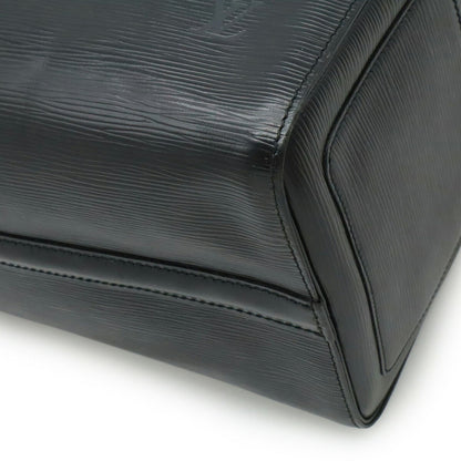 Louis Vuitton Black Leather Speedy 30