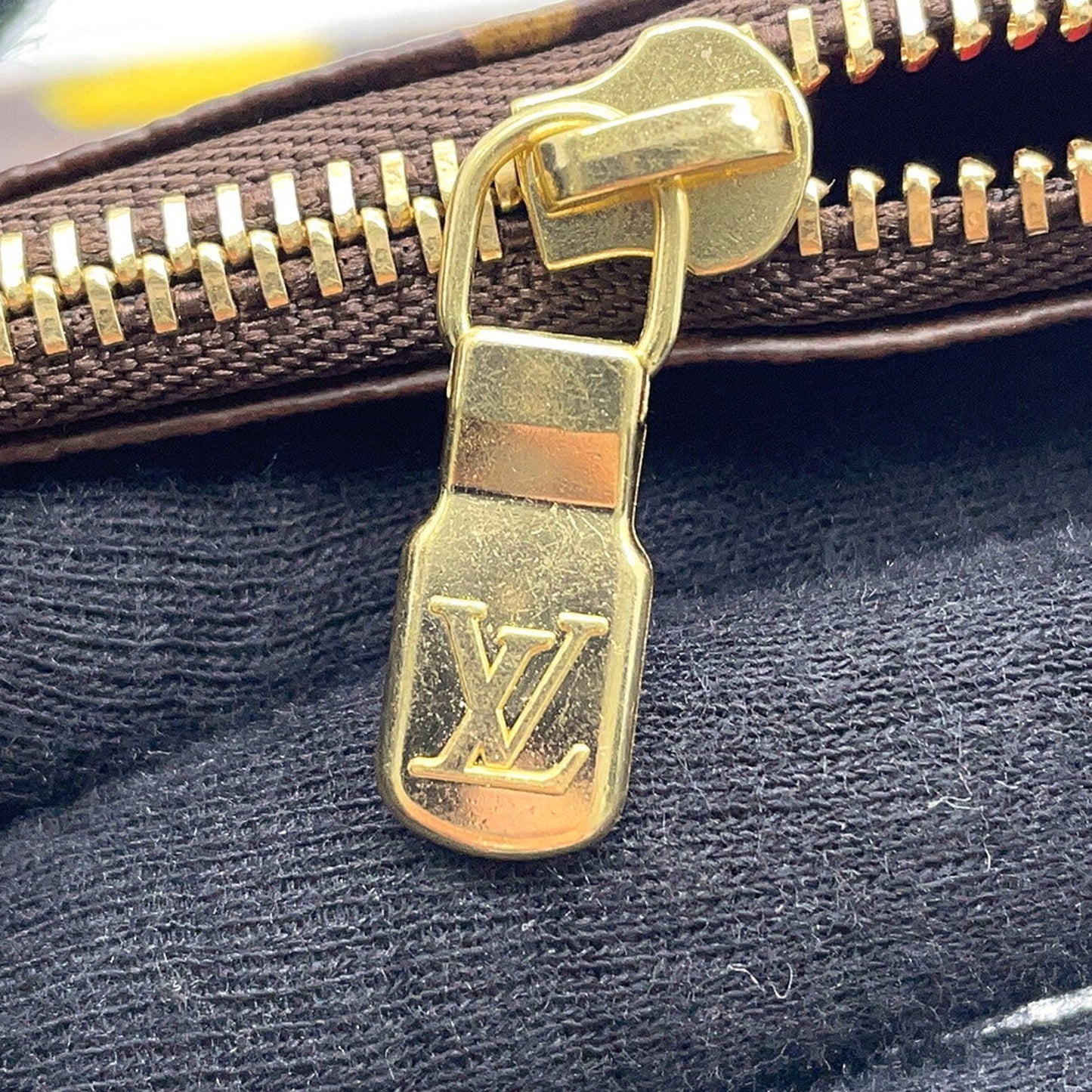 Louis Vuitton Brown Canvas Mini Pochette Accessoires