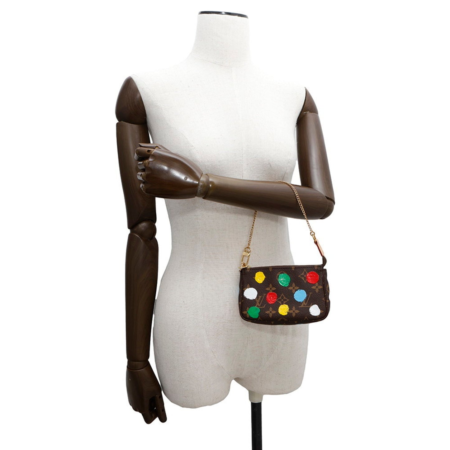 Louis Vuitton Brown Canvas Mini Pochette Accessoires