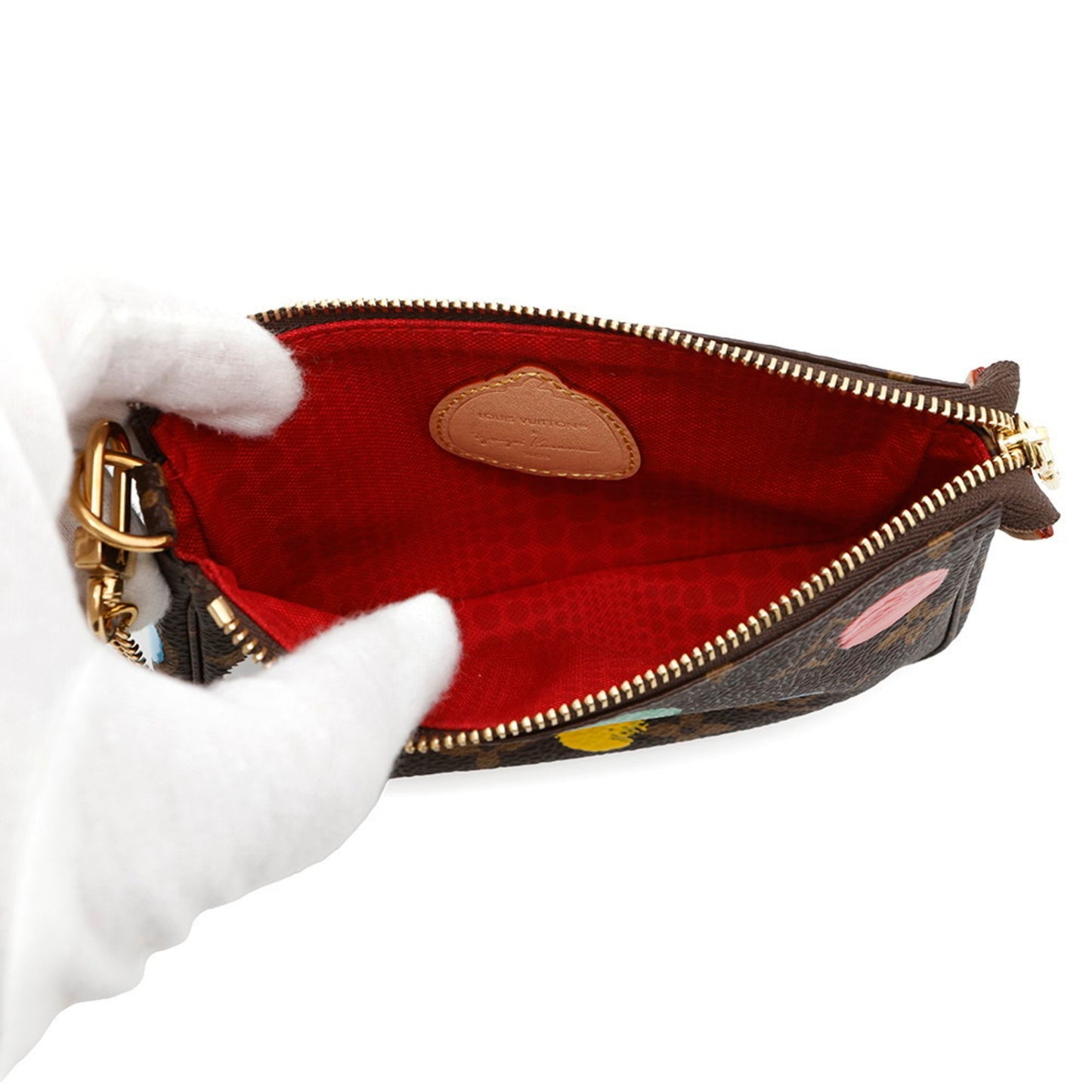 Louis Vuitton Brown Canvas Mini Pochette Accessoires