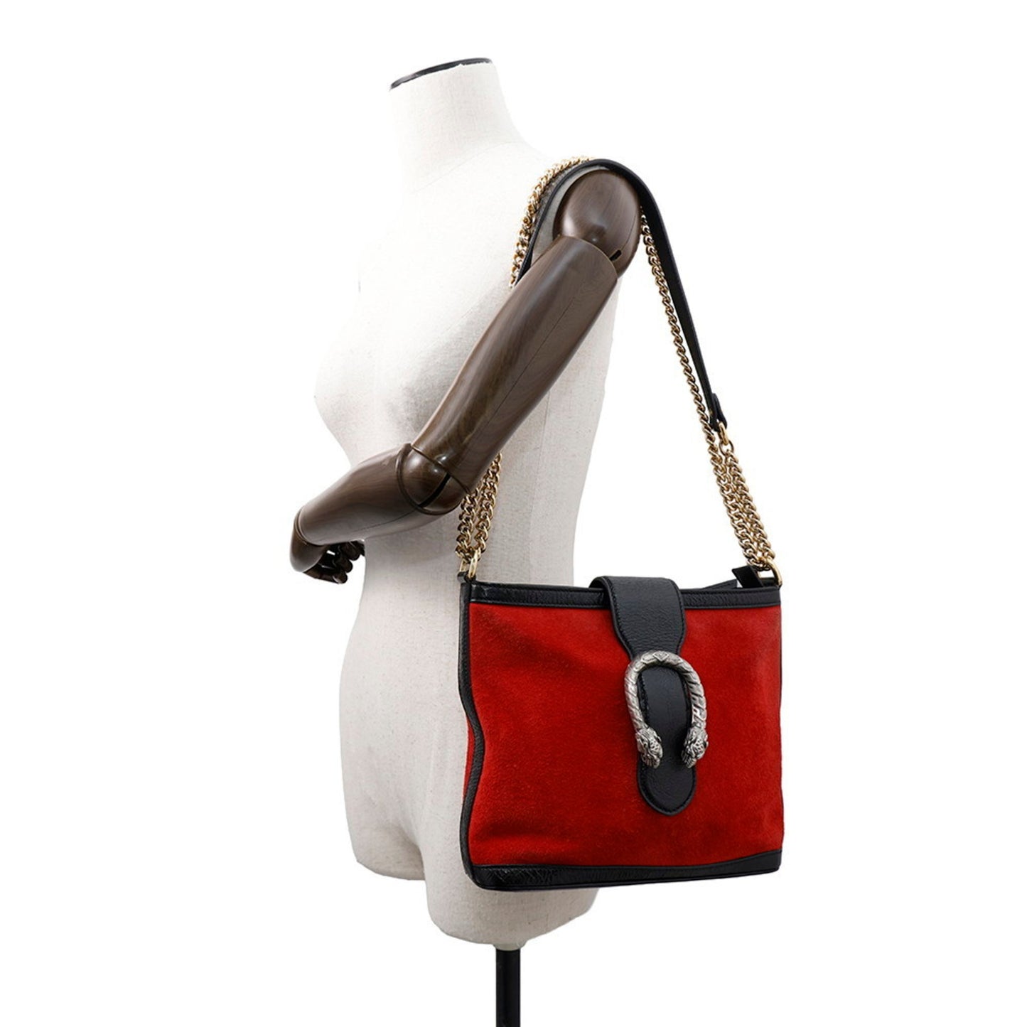 Gucci Red Suede Dionysus
