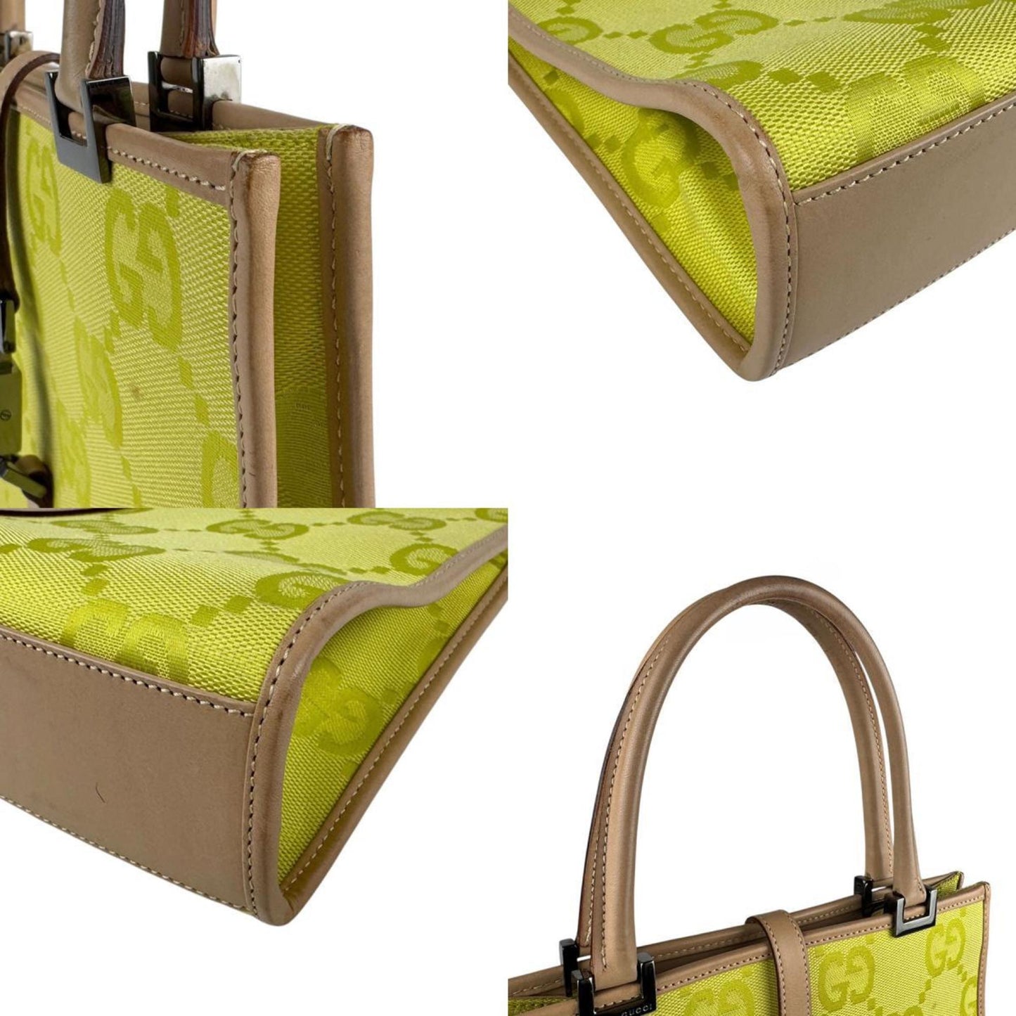 Gucci Green Canvas Jackie Vintage