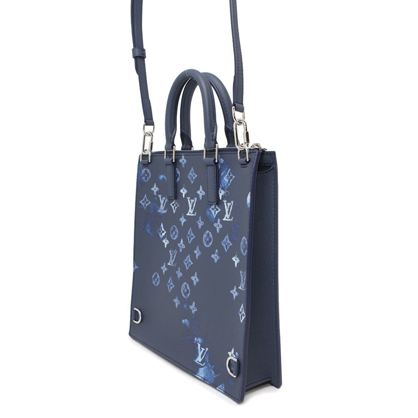 Louis Vuitton Blue Canvas Sac Plat