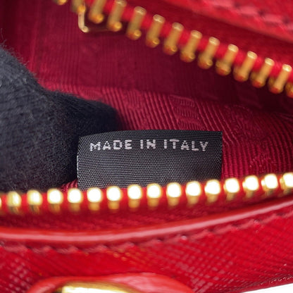 Prada Red Leather Ribbon