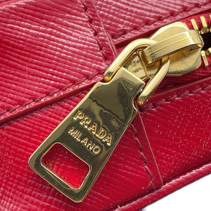 Prada Red Leather Ribbon