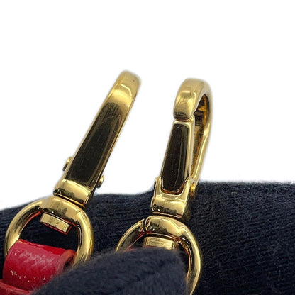 Prada Red Leather Ribbon