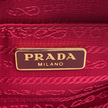Prada Red Leather Ribbon