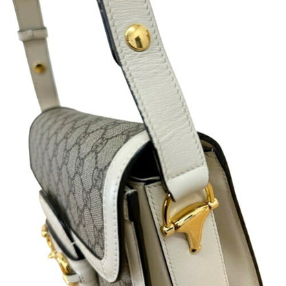 Gucci Brown Canvas Horsebit
