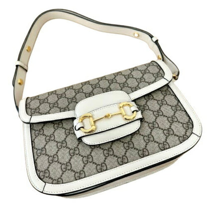 Gucci Brown Canvas Horsebit