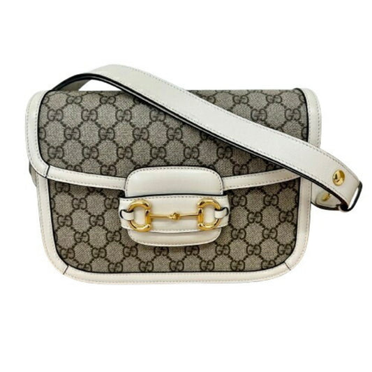 Gucci Brown Canvas Horsebit