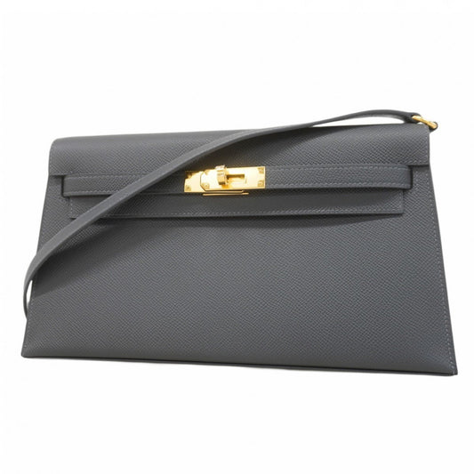 Hermès Gray Leather Kelly