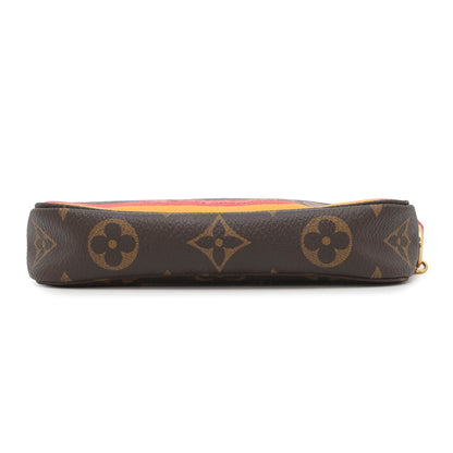 Louis Vuitton Brown Canvas Mini Pochette Accessoires