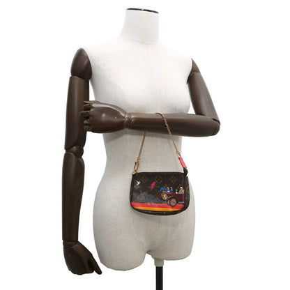 Louis Vuitton Brown Canvas Mini Pochette Accessoires
