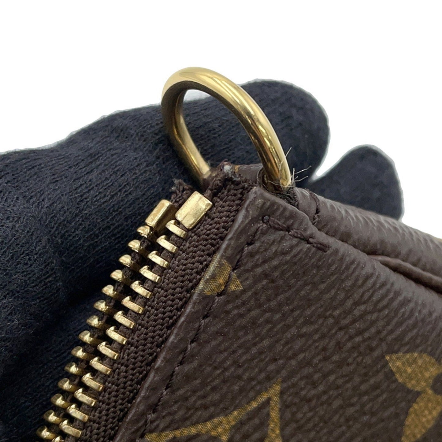 Louis Vuitton Brown Canvas Mini Pochette Accessoires