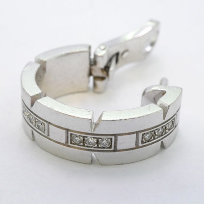 Cartier Silver White Gold Tank Française