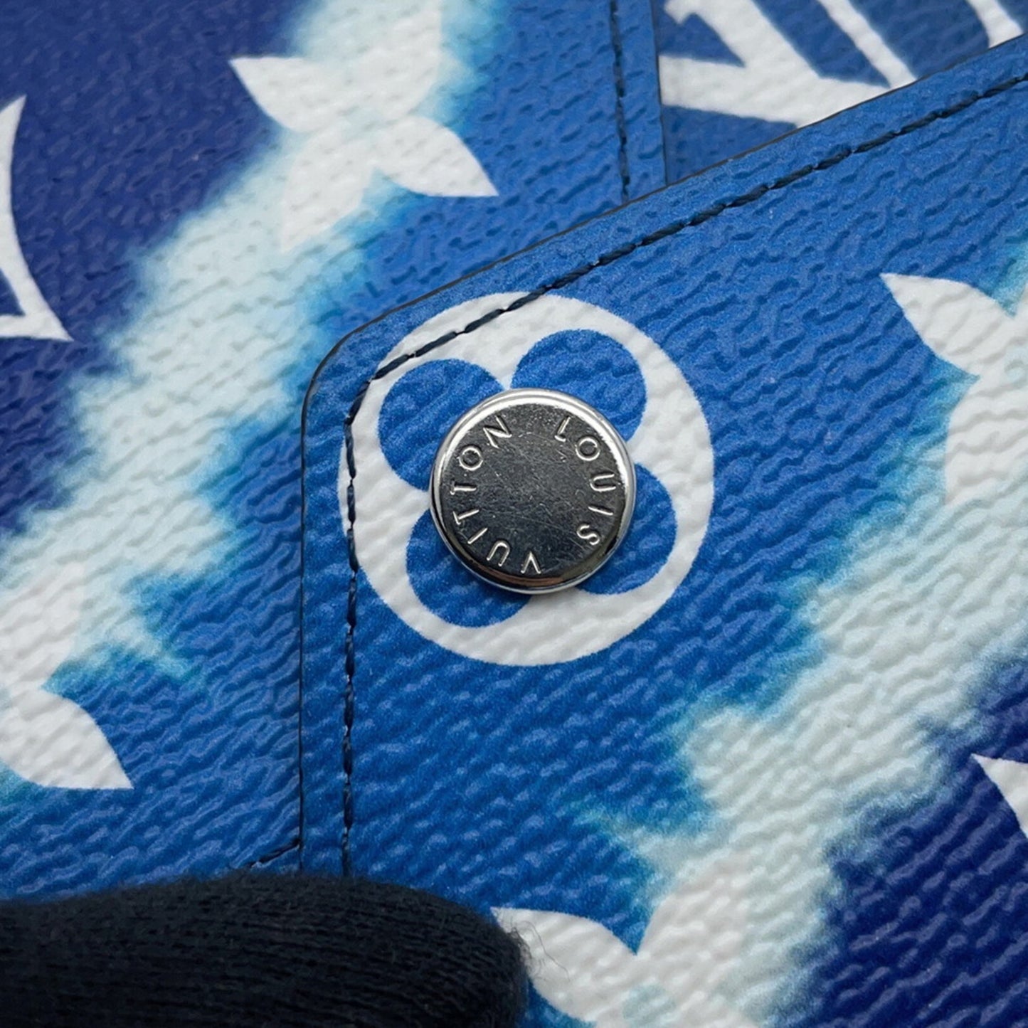 Louis Vuitton Blue Canvas Kirigami
