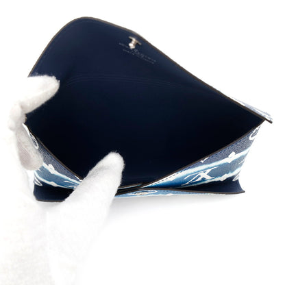 Louis Vuitton Blue Canvas Kirigami