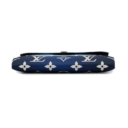 Louis Vuitton Blue Canvas Kirigami