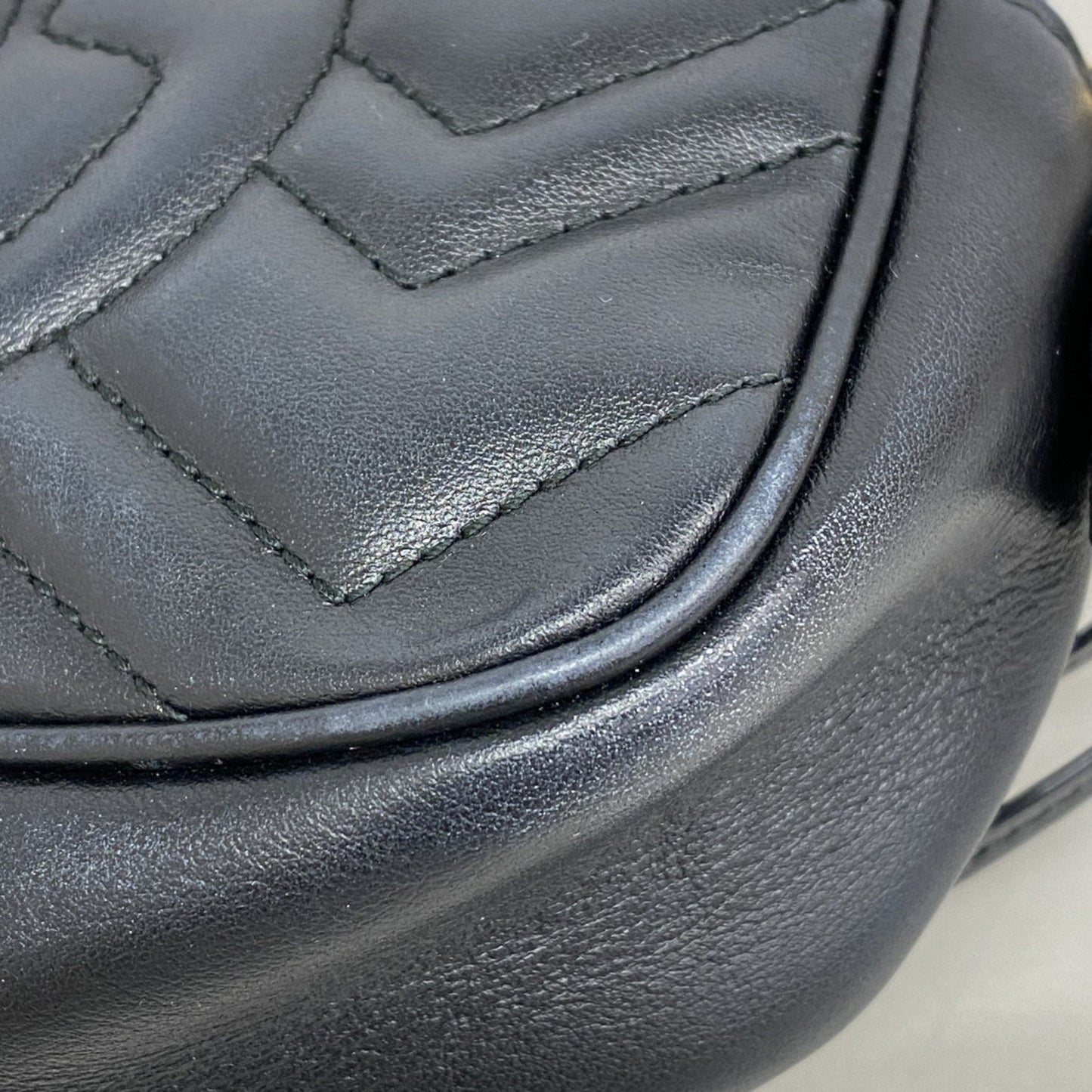 Gucci Black Leather Marmont