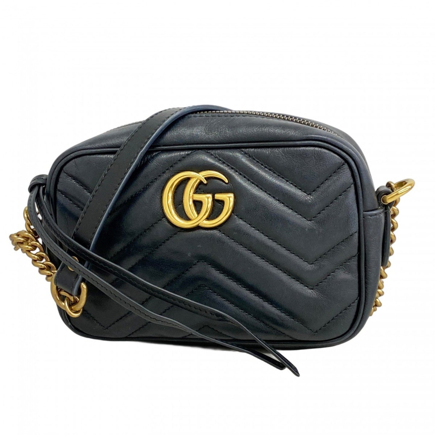 Gucci Black Leather Marmont