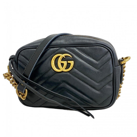 Gucci Black Leather Marmont