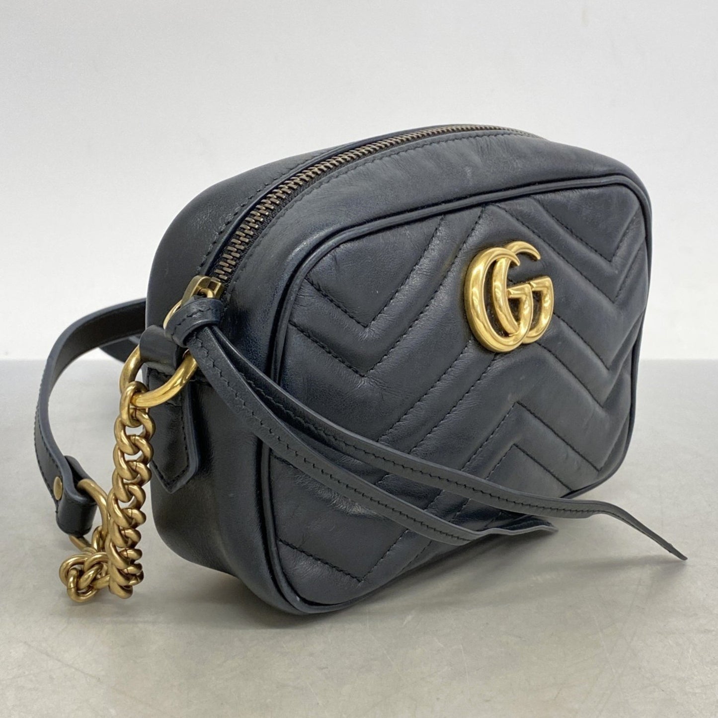 Gucci Black Leather Marmont