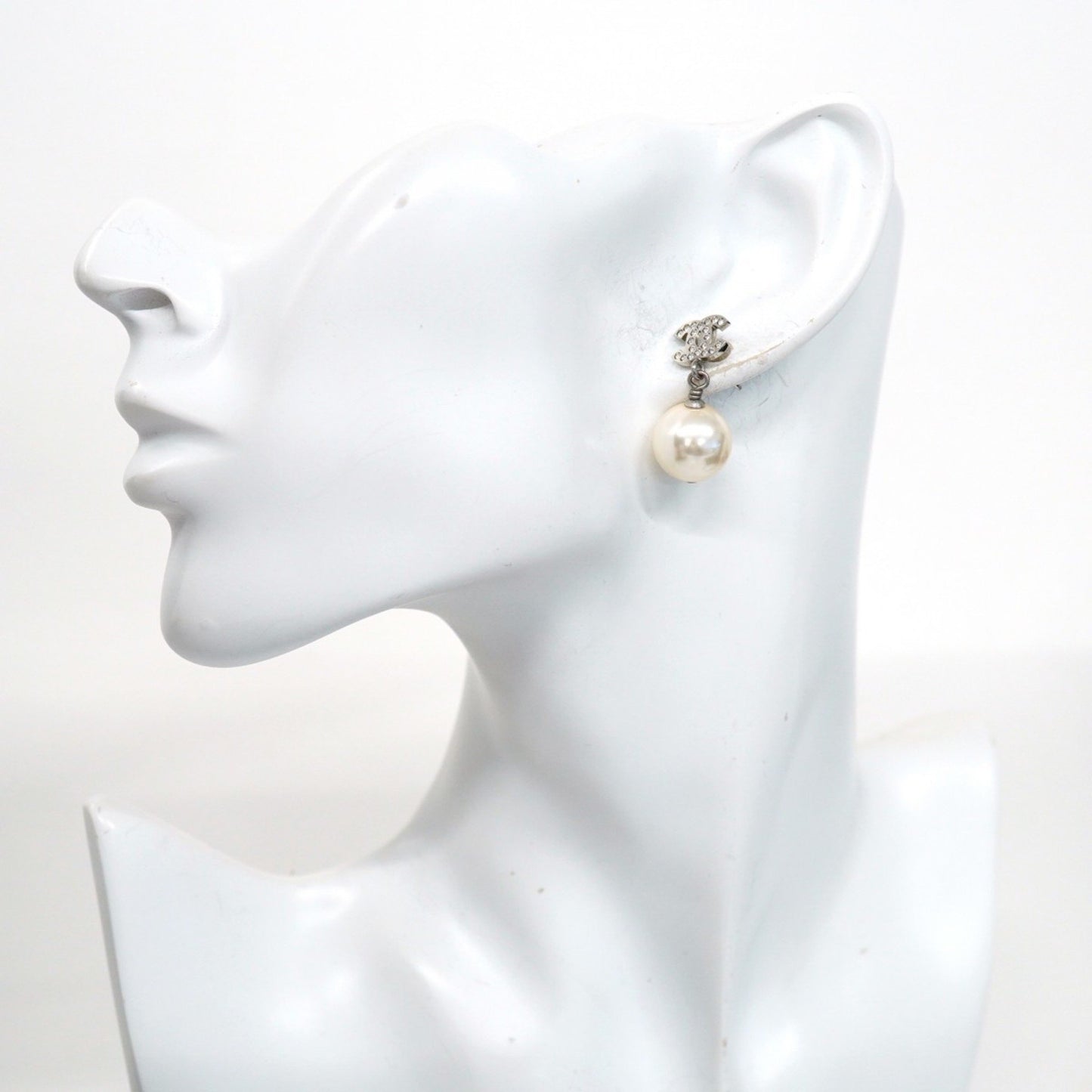 Chanel Silver Metal Coco Mark