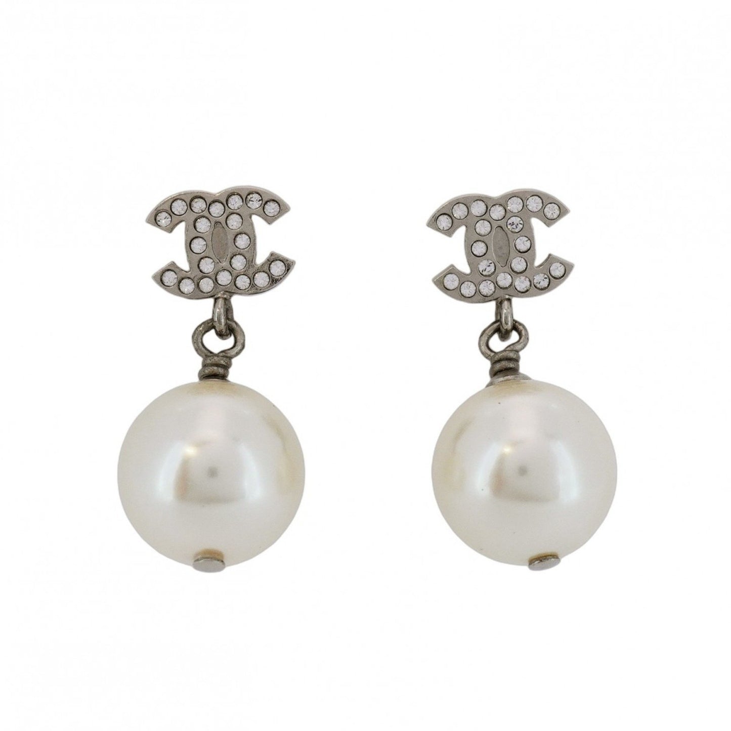 Chanel Silver Metal Coco Mark