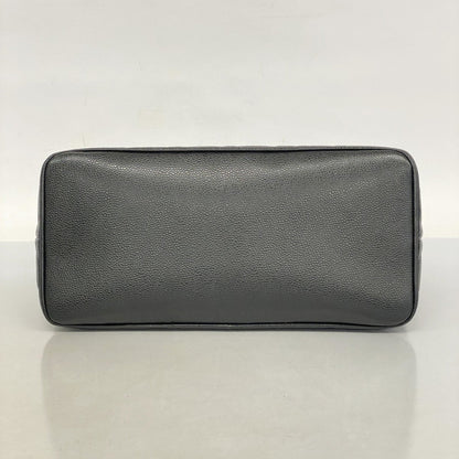 Chanel Black Leather Medaillon