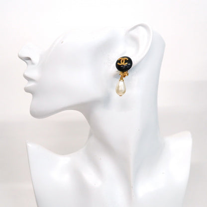 Chanel Black Gold Plated Coco Mark