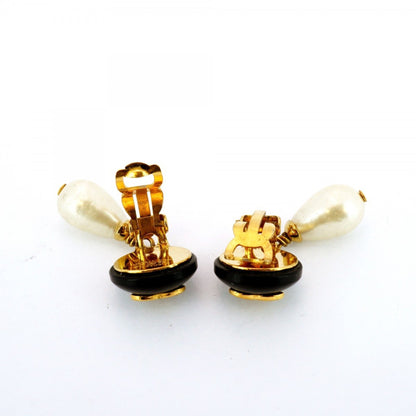 Chanel Black Gold Plated Coco Mark