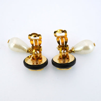 Chanel Black Gold Plated Coco Mark