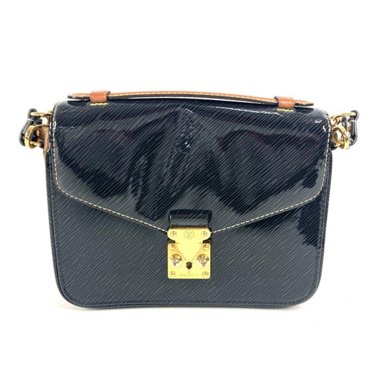Louis Vuitton Black Leather Metis