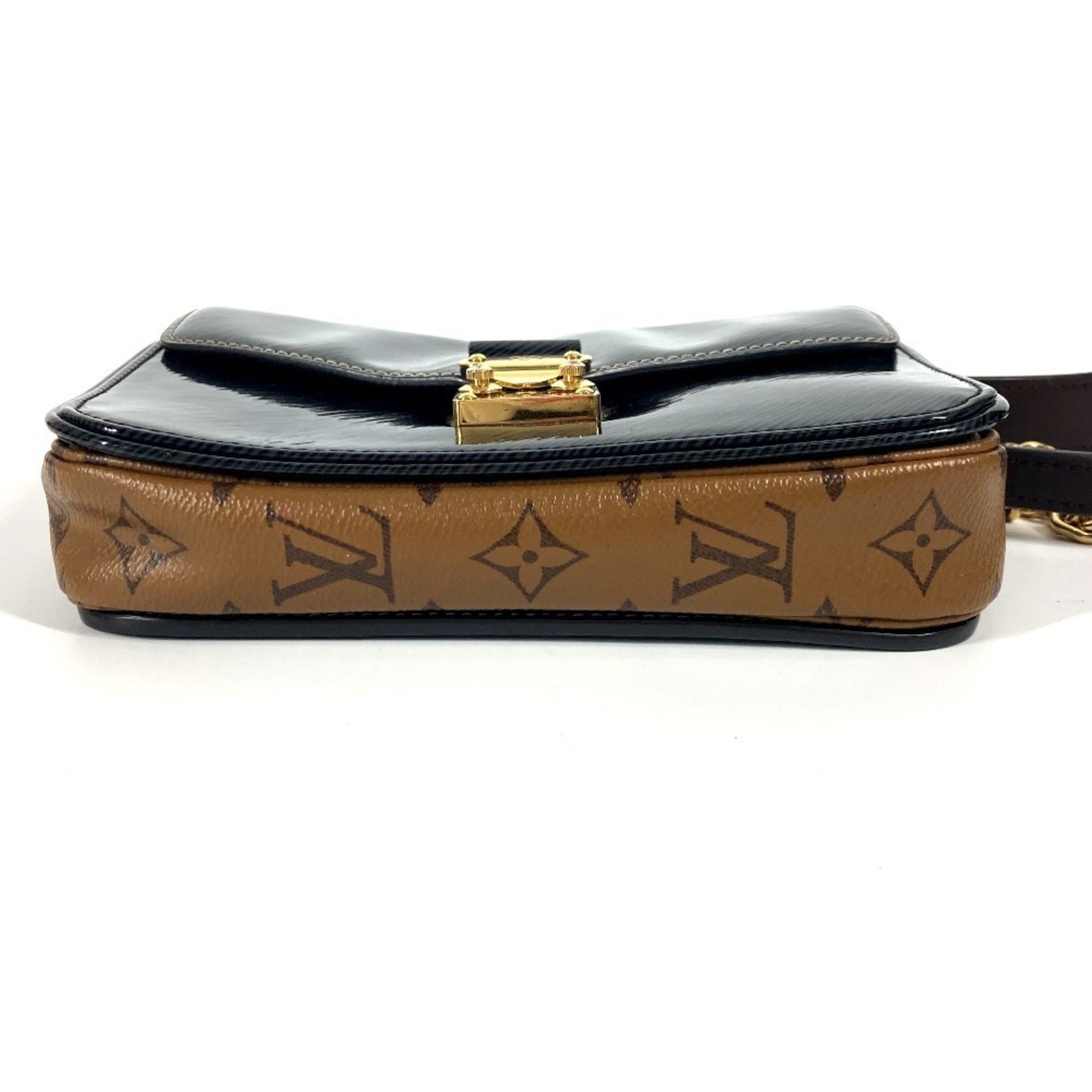Louis Vuitton Black Leather Metis